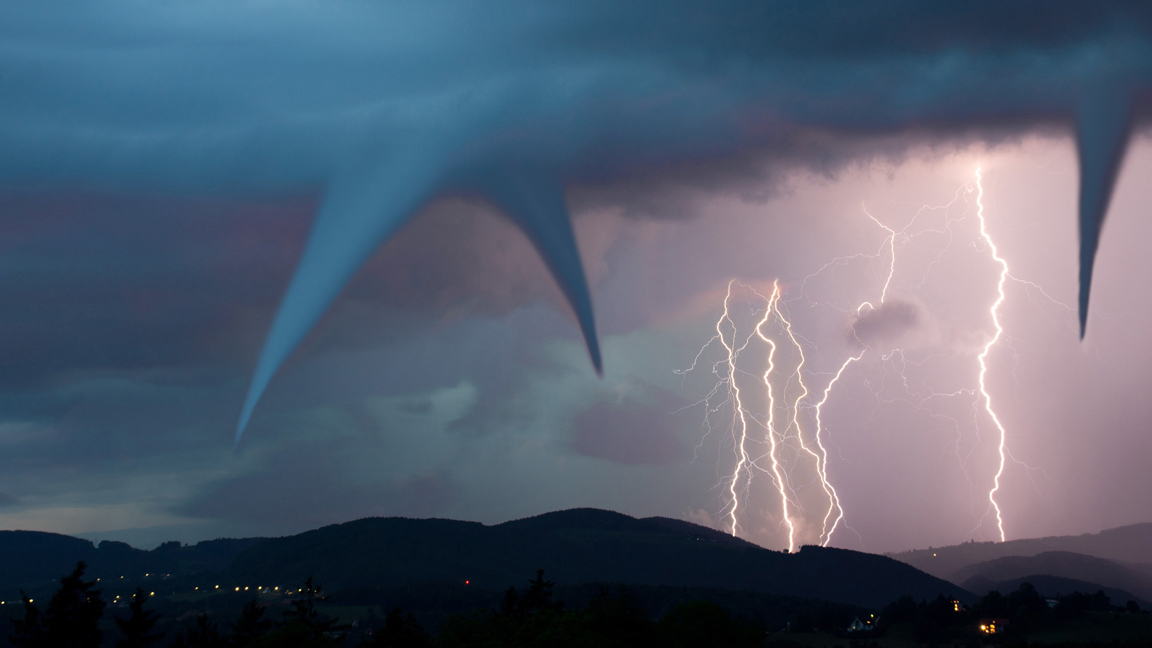 Sturm, Hagel